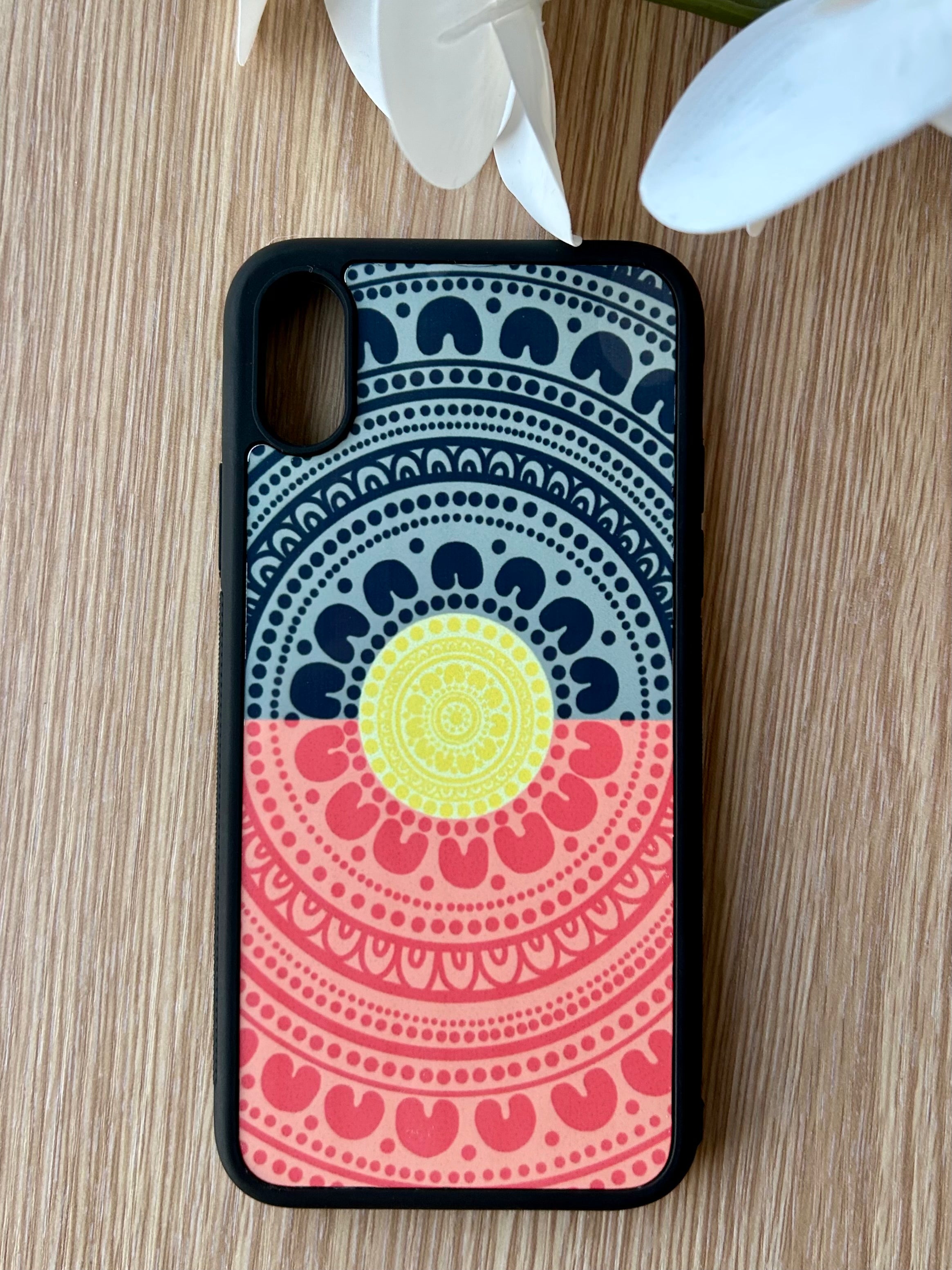 Aboriginal flag phone case